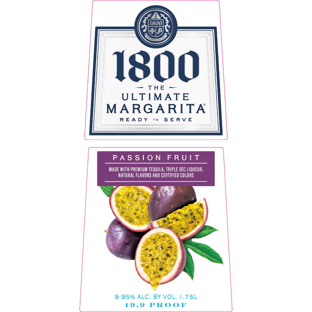Buy 1800 Tequila The Ultimate Passion Fruit Margarita 1.75L