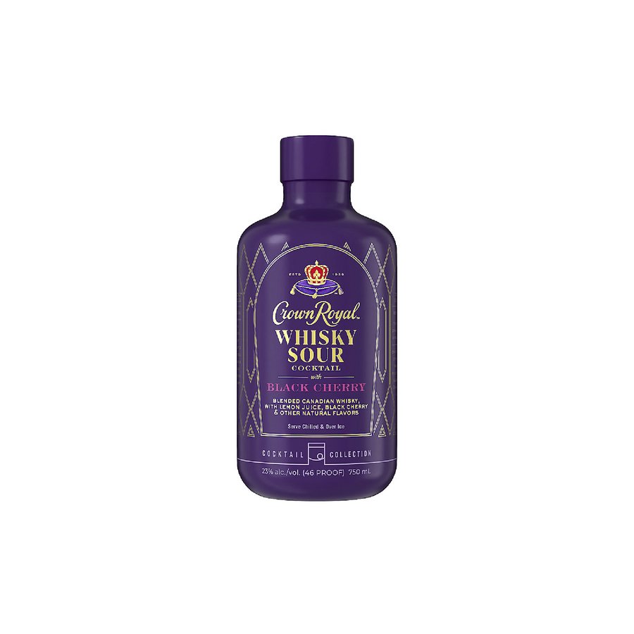 Buy Crown Royal Black Cherry Whisky Sour Bottled Cocktail® Online
