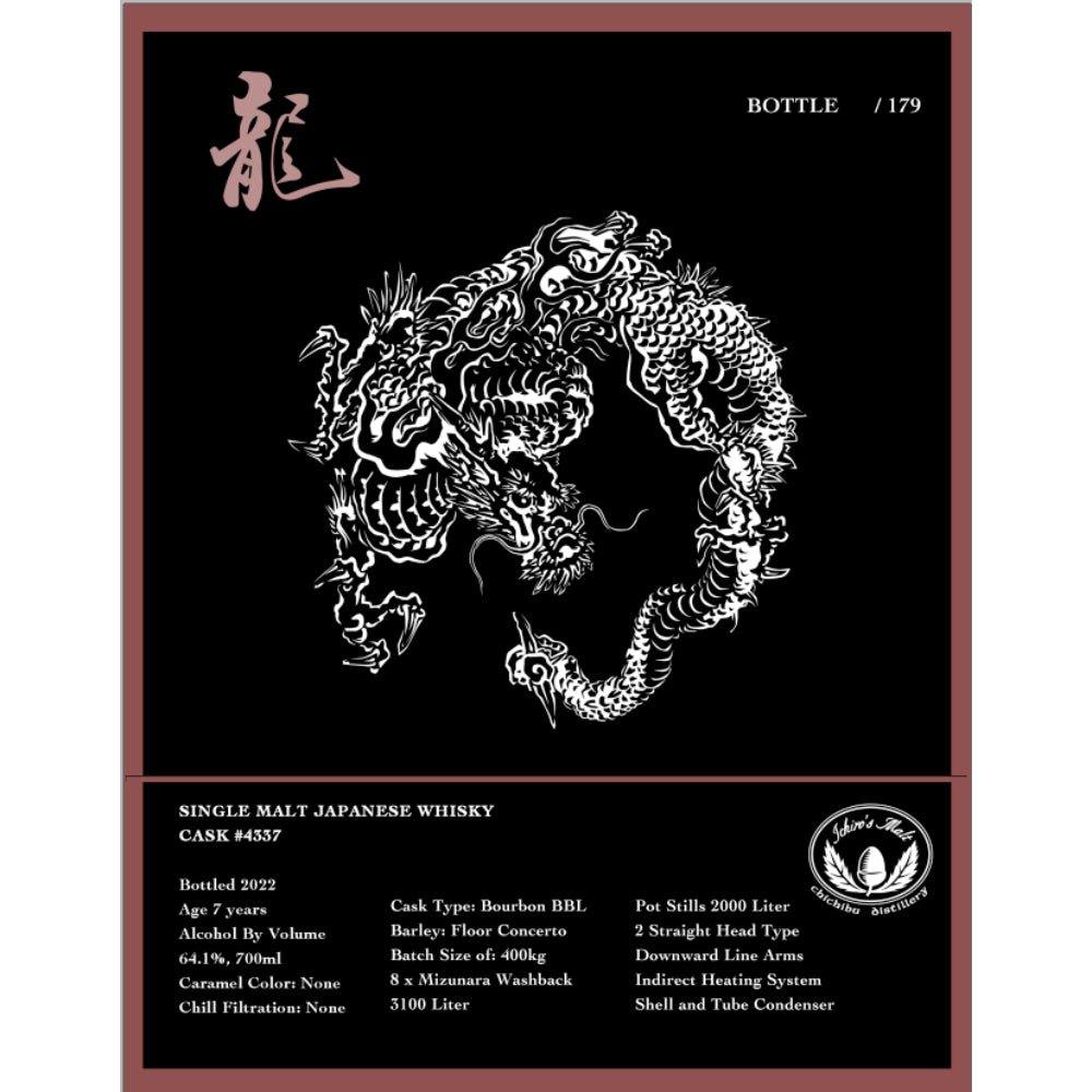 Buy Ichiro's Malt Chichibu Ema, Year Of The Dragon Single