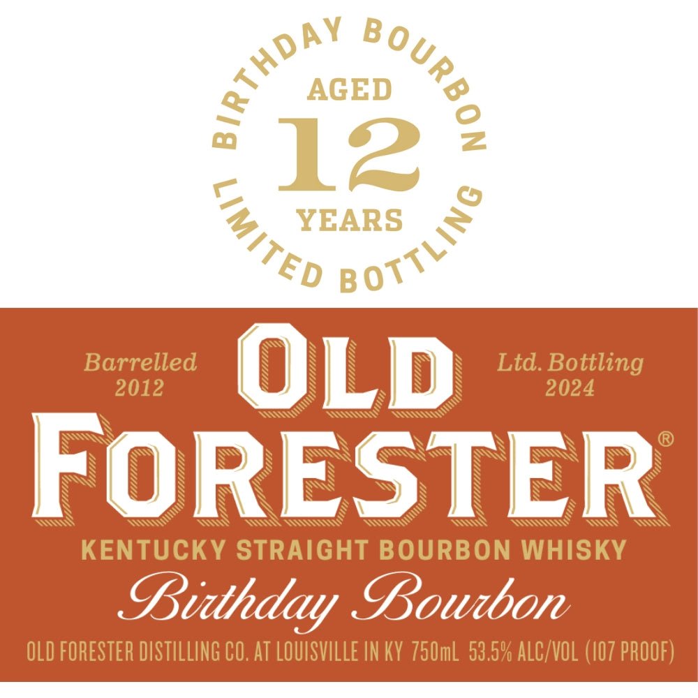 Buy Old Forester Birthday Bourbon 2024® Online Bourbon Delivered