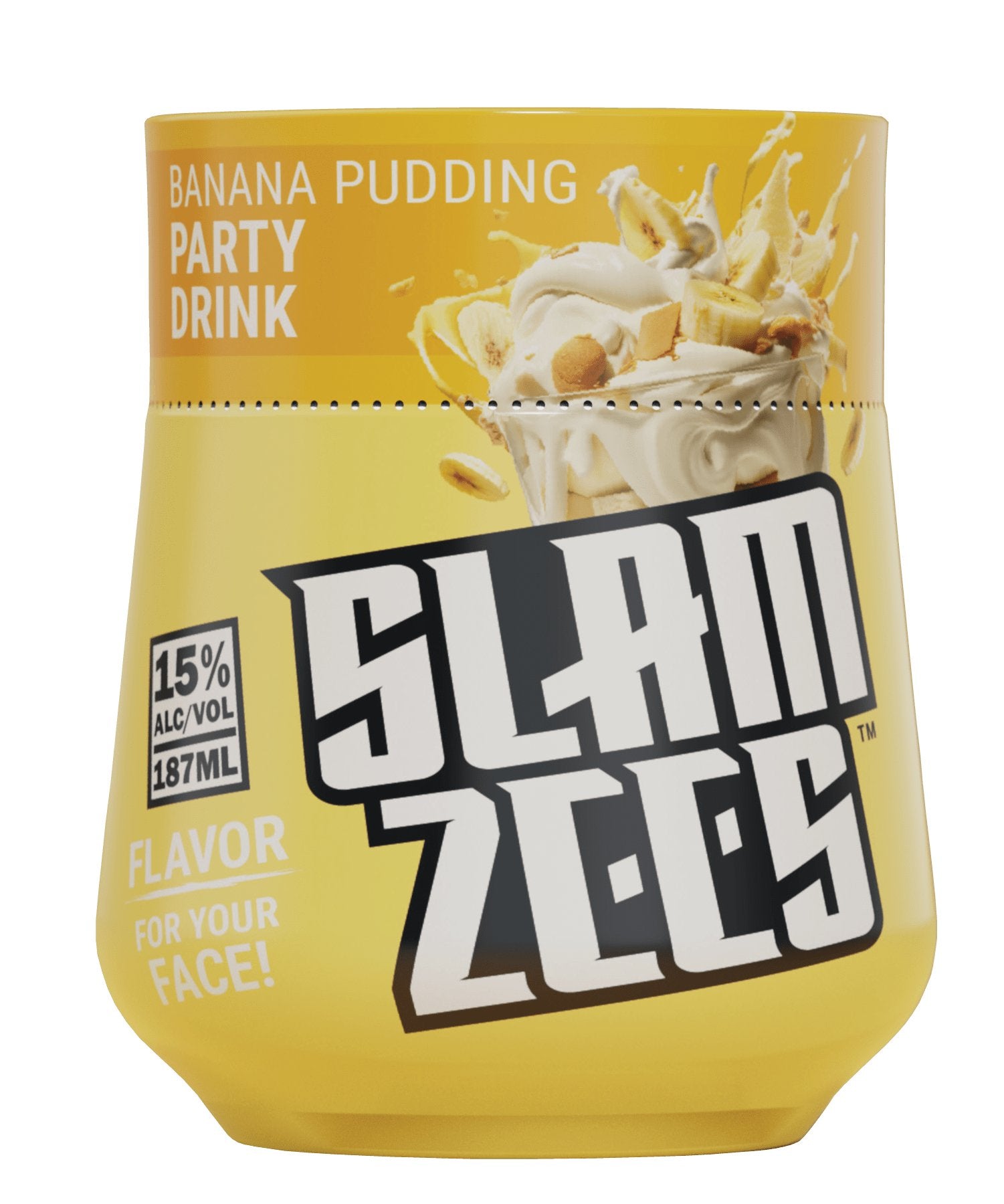 Buy SLAMZEES Banana Pudding 187ml® Online | Party Drink Delivered