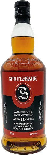 Buy Springbank 10 Year Old Amontillado Cask Single Malt Whisky