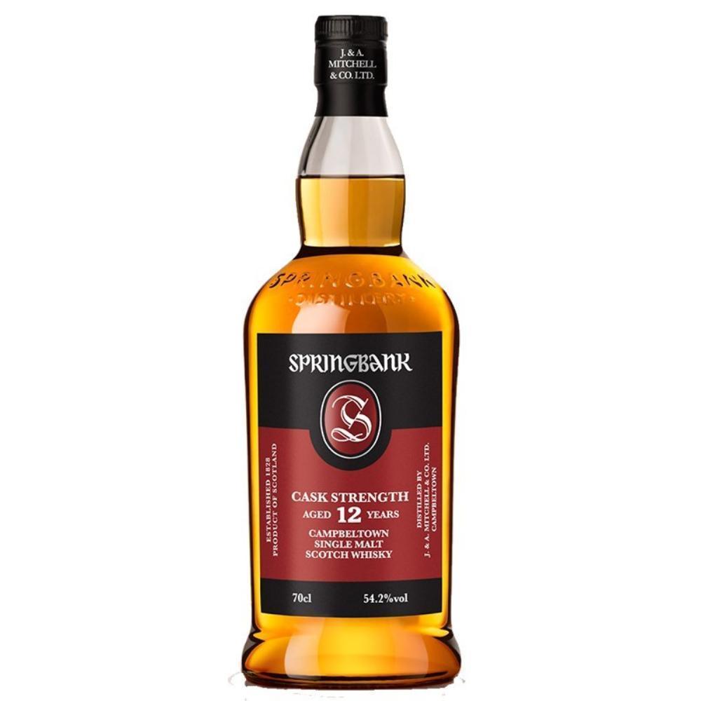 SPRINGBANK Cask Strength 12年 700ml 57.2% Springbank 12 Year Cask Strength Single Malt Scotch | Total