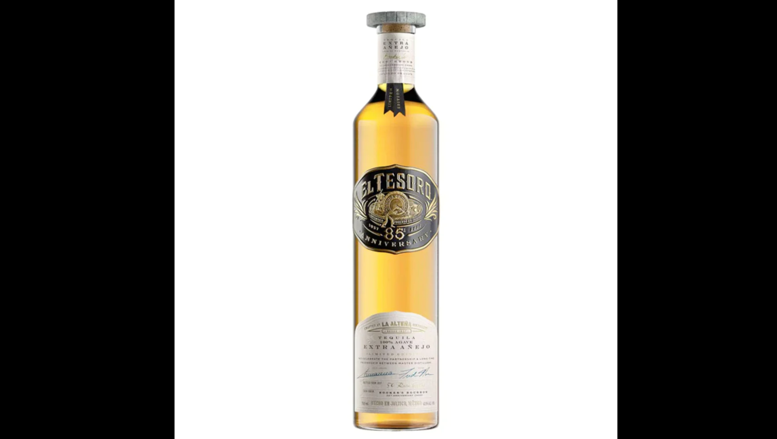 El Tesoro 85th Anniversary Extra Anejo Tequila Booker's Bourbon Barrel