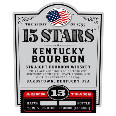 15 Stars Kentucky Straight Bourbon - Main Street Liquor