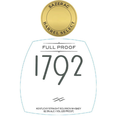1792 Full Proof Bourbon Sazerac Barrel Select - Main Street Liquor