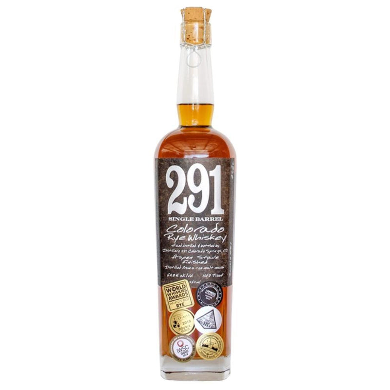 291 Colorado Rye Whiskey, Single Barrel - Main Street Liquor