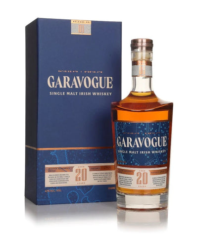 Garavogue 20 Year Old Single Malt Irish Whiskey 700mL Hawk’s Rock Distillery