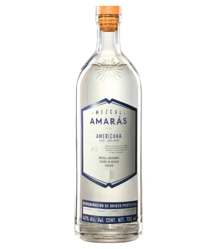 Amaras Mezcal Joven Americana 750mL Amaras