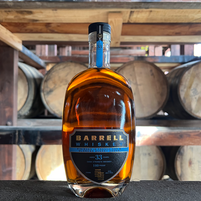 Barrell Craft Spirits Whiskey 33 Year Cask Strength – Finished in French Oak & Oloroso Sherry Casks