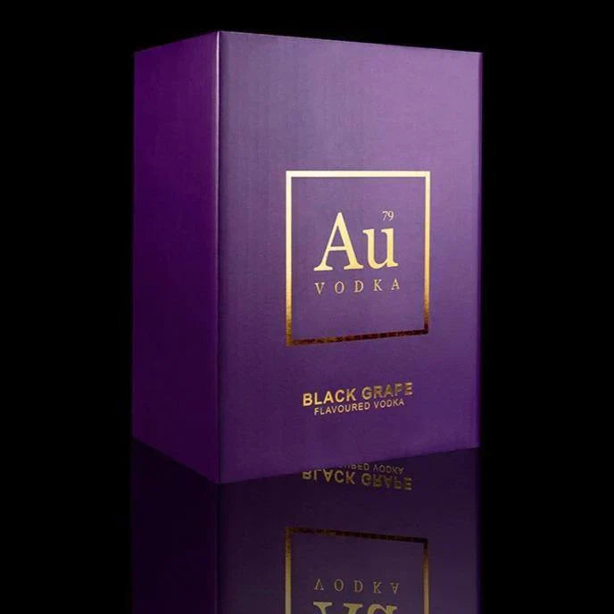 Au Vodka Black Grape Case of 6 Au Vodka