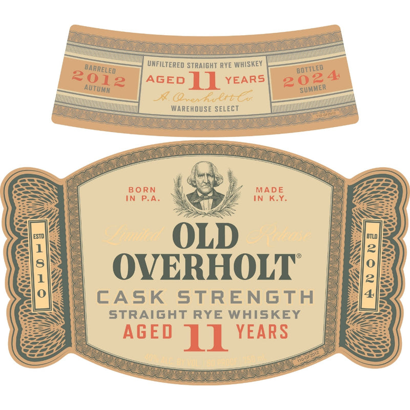 Old Overholt 11 Year Old Cask Strength Straight Rye