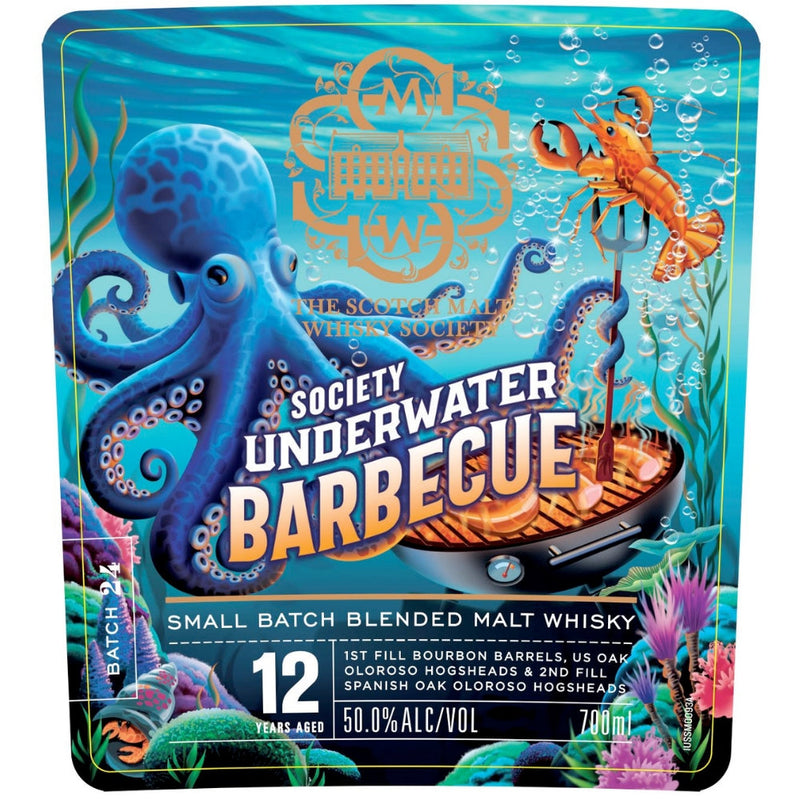Society Underwater Barbecue 12 Year Old Blended Malt Whisky