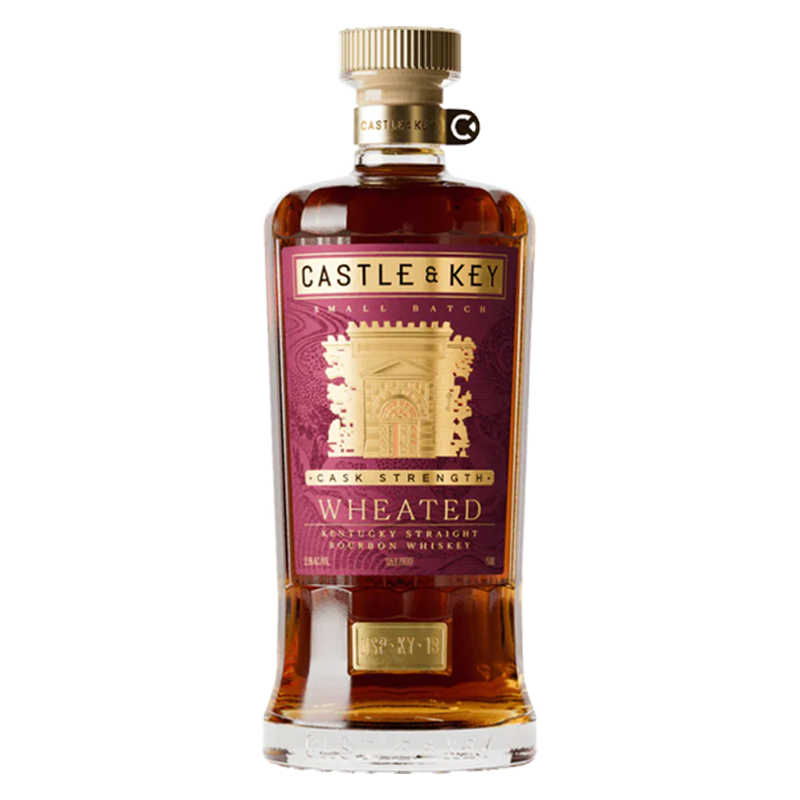 Castle & Key Cask Strength Wheated Bourbon Whiskey 750ml