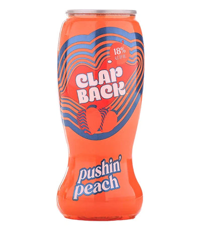ClapBack Wine Pushin' Peach 375mL ClapBack