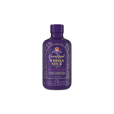 Crown Royal Black Cherry Whisky Sour Bottled Cocktail