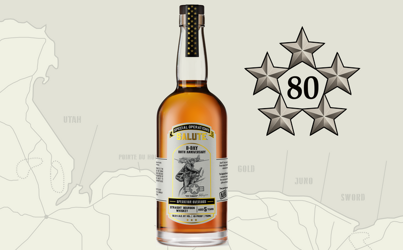 Heritage Distilling Co Special Operations Salute™ Whiskey - D-Day 80th Anniversary - AIR Heritage Distilling