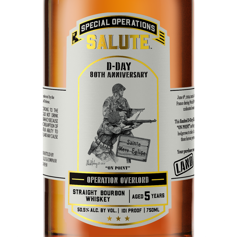Heritage Distilling Co Special Operations Salute™ Whiskey - D-Day 80th Anniversary - LAND Heritage Distilling