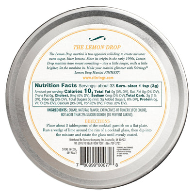 Stirrings Lemon Drop Rimmer