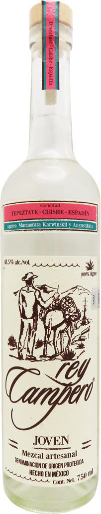 Rey Campero Ensamble Tepeztate + Cuishe + Espadin Mezcal Joven 750ml Mission Wine & Spirits