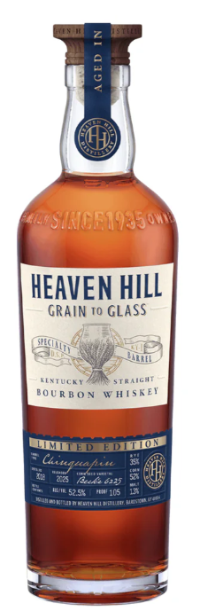 A bottle of Heaven Hill Distillery&
