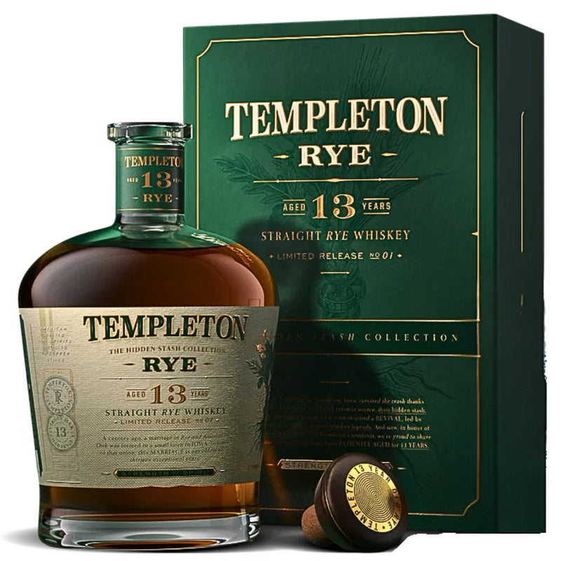 Templeton The Hidden Stash Collection 13 Year Old Rye Templeton Rye