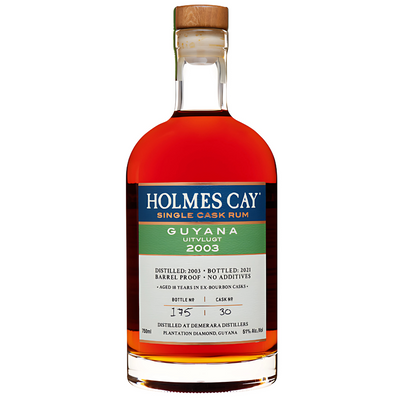 Holmes Cay Guyana Uitvlugt 2003 Single Cask Rum Holmes Cay