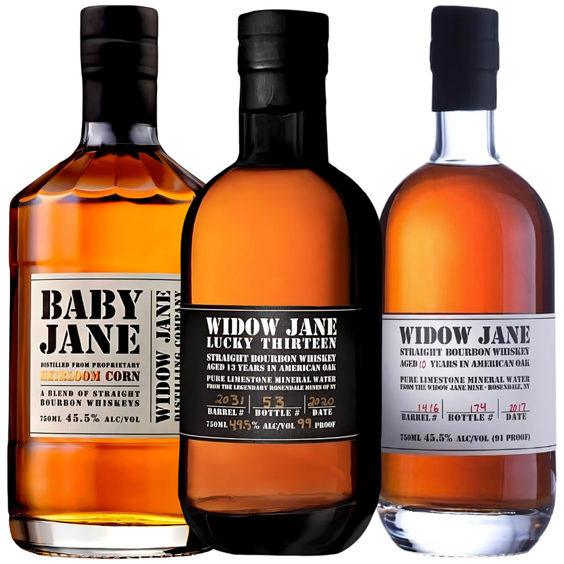 The Widow Jane Heritage Bundle: Rare & Aged Bourbon Trio Widow Jane
