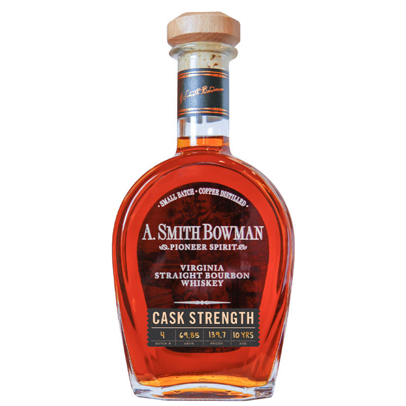 A. Smith Bowman Cask Strength Virginia Straight Bourbon Whiskey 10 Year A. Smith Bowman Distillery