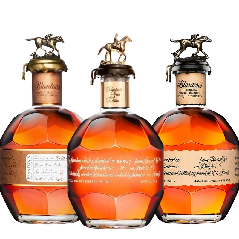 The Blanton’s Triple Crown Collection - Gold, Straight from the Barrel & Original Blanton&