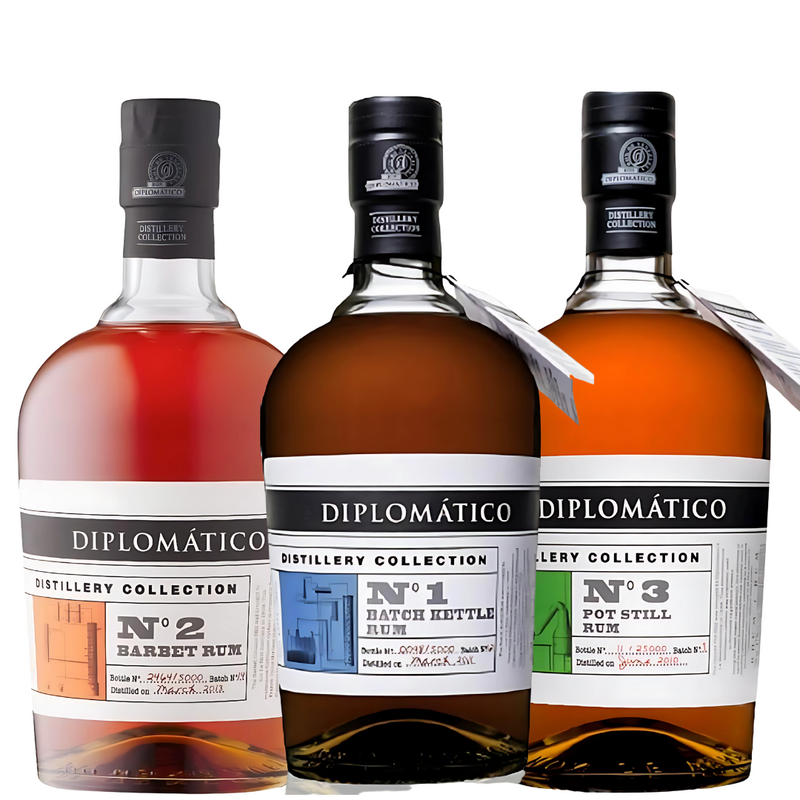 Diplomatico Distillery Collection Bundle – No.1, No.2 & No.3 Diplomatico Rum