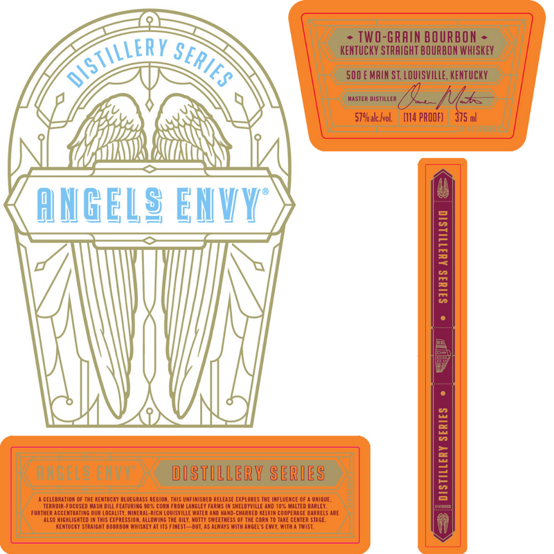 Angel’s Envy Distillery Series Two-Grain Bourbon 375mL Angel&