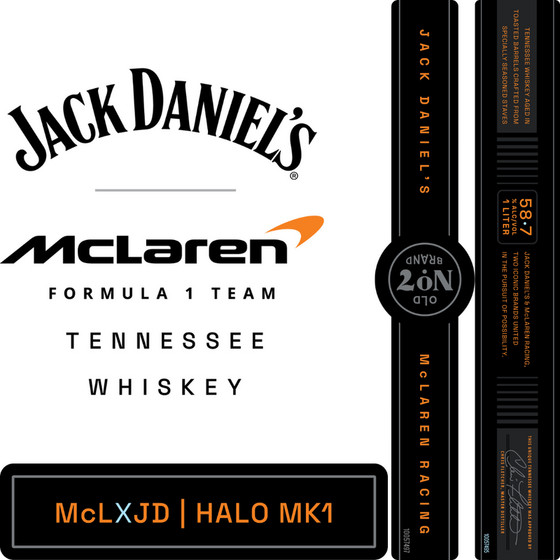 Jack Daniel’s McLaren Racing HALO MK1 Limited Edition Tennessee Whiskey 1L Jack Daniel&