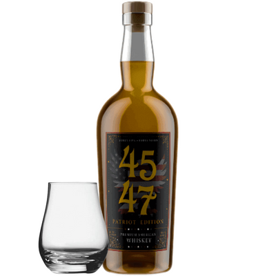 4547 American Whiskey – Patriot Edition 750mL with Spey Dram Glass 4547 American Whiskey