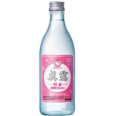 Jinro Is Back Zero Sugar Soju 375mL Jinro