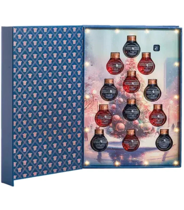 World Whiskey Society Best Holiday Wishes Bourbon Ball Ornament Gift Set World Whisky Society