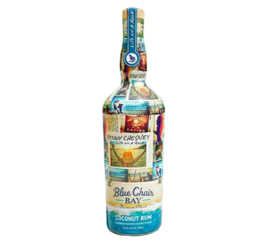 Blue Chair Bay Coconut Rum Commemorative Bottle Blue Chair Bay Rum