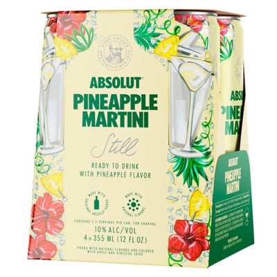 Absolut Pineapple Martini 4PK - Main Street Liquor