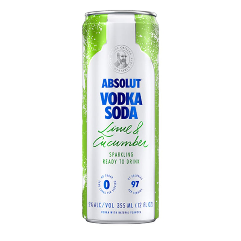 Absolut Vodka Soda Lime & Cucumber - Main Street Liquor