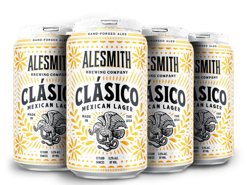 AleSmith Clásico Mexican Lager (5.2% ABV) 12oz Cans - Main Street Liquor