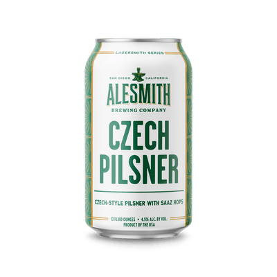 AleSmith Czech Pilsner (4.5% ABV) 12oz Cans - Main Street Liquor