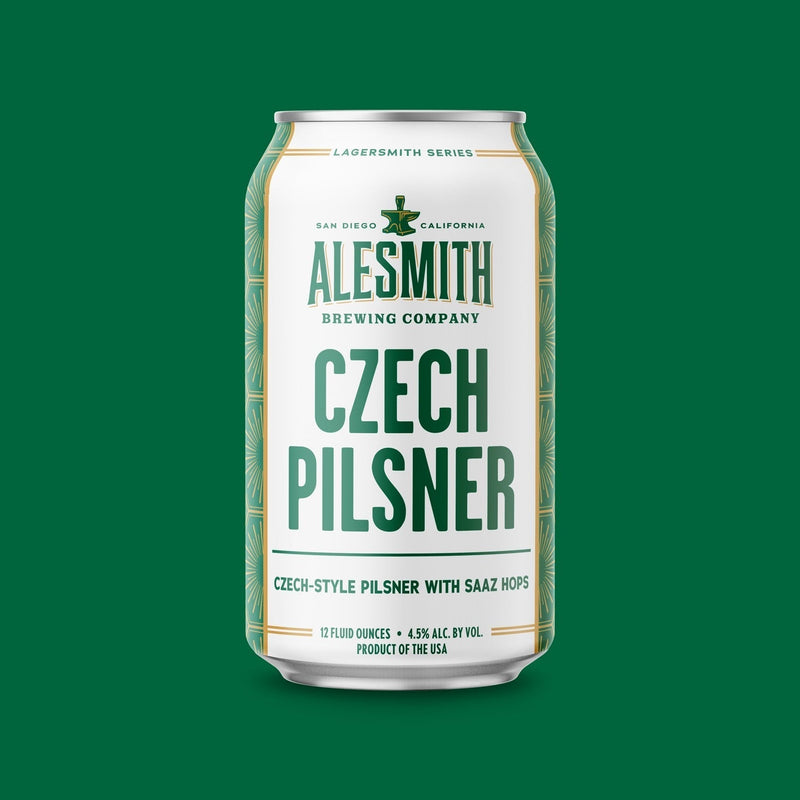 AleSmith Czech Pilsner (4.5% ABV) 12oz Cans - Main Street Liquor