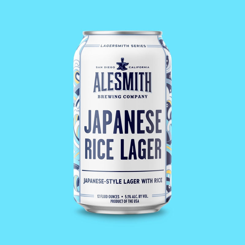 AleSmith Japanese Rice Lager (5.1% ABV) 12oz Cans - Main Street Liquor