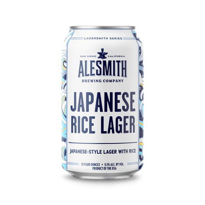 AleSmith Japanese Rice Lager (5.1% ABV) 12oz Cans - Main Street Liquor