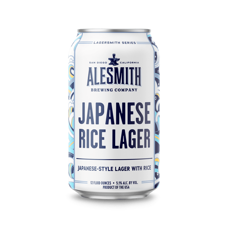 AleSmith Japanese Rice Lager (5.1% ABV) 12oz Cans - Main Street Liquor