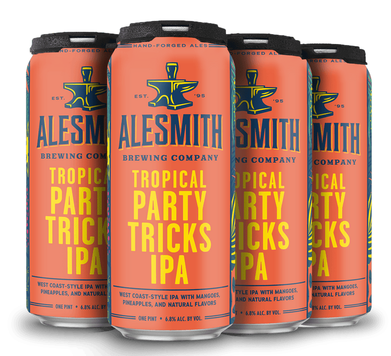 AleSmith Tropical Party Tricks IPA (6.8% ABV) 16oz Cans - Main Street Liquor