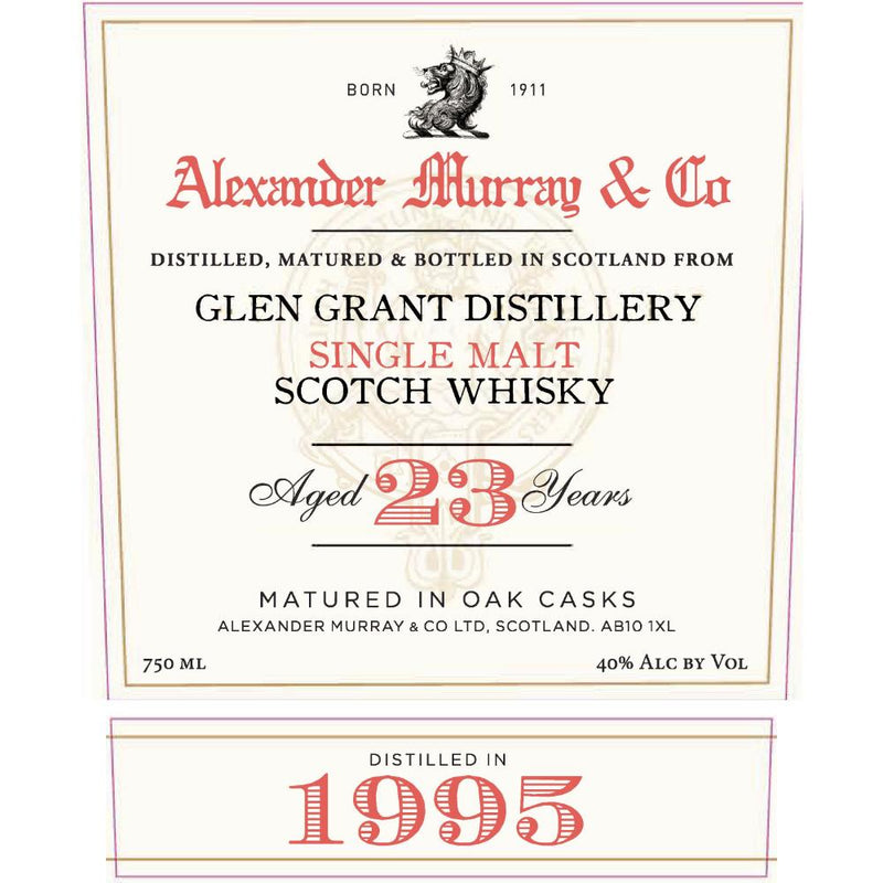 Alexander Murray & Co Glen Grant 23 Year Old 1995 - Main Street Liquor