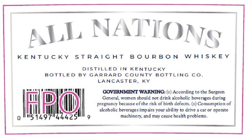 All Nations 15 - Year Kentucky Straight Bourbon Whiskey - Main Street Liquor