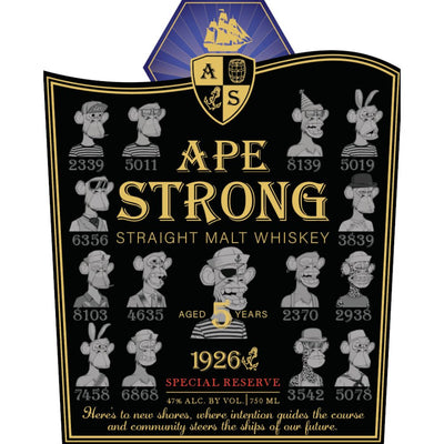 Ape Strong 5 Year Old Straight Malt Whiskey Special Reserve - Main Street Liquor