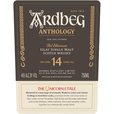 Ardbeg Anthology The Unicorn’s Tale 14 Year Old - Main Street Liquor